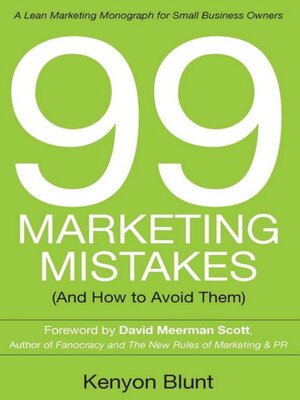cover image of 99 Marketing Mistakes
